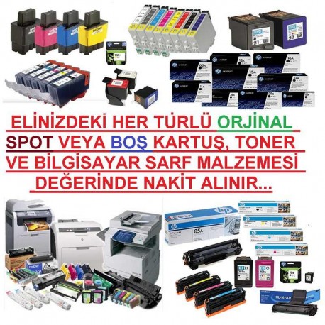 LEXMARK CS310-CS410-CS510 Sarı TONER ALIMI - İKİNCİ EL - 2. EL YAZICI TONER VE KARTUŞLARINI SATIN ALIYORUZ